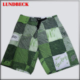 Men's Board Shorts with Plaid Style