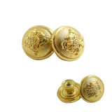 Promotional Most Popular Design Gold Metal Garment Button