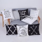 Digital Print Decorative Cushion/Pillow with Geometric Pattern (MX-99)