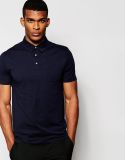 Men 100%Cotton Embroidered Sports Polo Shirt (XY16005)