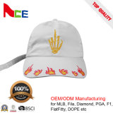 OEM/ODM New Custom Design Sports 100% Cotton White Baseball Cap
