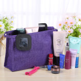 Matte Cloth Portable Women Cosmetic Bag Waterproof Travel Toiletry for Lady Wash Makeup Cosmetic Storage Organizer Bag Bolsas