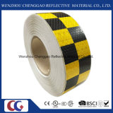 Vehicle Conspicuity PVC Chequer Reflective Tape with Crystal Lattice (C3500-G)