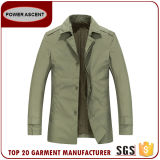 Mens MID Long Casual Jacket with Back Vent