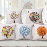 200g/PC Cotton Linen Printed Cushion Cover Without Stuffing (35C0078)