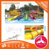 Fiberglass Slide Outdoor Playground Water Roller Slide Water Park with Spiral Slides