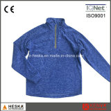 Melange Sweatshirts 1/4 Zipper Cheap Fleece Jacket