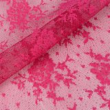 Floral Nylon Lace Fabric Tricot Lace Fabric with Sequins