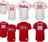 Customized Philadelphia Phillies Flex Base Authentic Baseball Jerseys