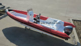 Aqualand 35feet 10.5m Fiberglass Rib/Rigid Inflatable Rescue Patrol Motor Boat (rib1050b)