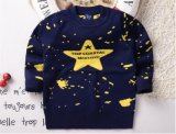 T1203 2015 Spring Autumn Korean Style Baby Knitted Pullover Kids Boys Cotton Star Pattern Sweater Bottoming Shirt Inner Tops for Wholesale