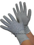 13G Grey PU Coated Cutting Resistant Hand Gloves