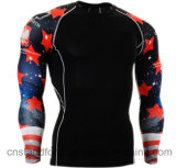 New Design Mans Pullover Anti-UV Training Long Sleeve T Shirt