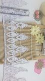 New Design 12.5cm Width Factory Stock Wholesale Embroidery Water Soluable Lace for Garments & Home Textiles & Curtains