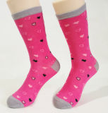 Socks Factory Made Ladies Jacquard Dress Socks in High Quality