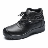 PU Injection Genuine Leather Welding Safety Shoe with Steel Toe Cap