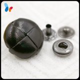 Fashion High-End Real Leather Handmade Spring Snap Button