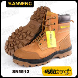 PU/PU Outsole Genuine Leather Safety Boot with Steel Toe (SN5512)