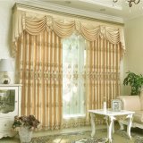 Polyester Water Soluble Embroidery Blackout Window Curtain (28W0046)