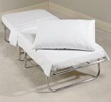 Hospital Bed Linen 120tc Cotton Fabric Bleached White