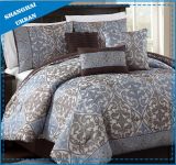7 Piece Jacquard Royal Pattern Polyester Comforter Set