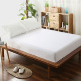 New Arrival Wholesale Comfortable Plain White Fitted Sheet (DPFP8050)