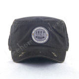 Canvas Army Military Caps with Embroidery Patch