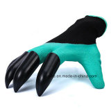 Durable Plant Rake Dig Garden Glove with Claws