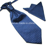 100% Polyester Silk High Quality Hankerchief and Ascot Unique Ties for Men