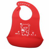 OEM Non-Toxic Waterproof Silicone Toddler Bib Packageable