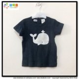 Plain Black Baby Garment Round Neck Newborn T-Shirt