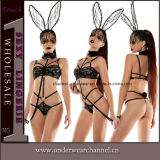 Sexy Halloween Cute Bunny Girl Lingerie Cosplay Costume (T89019)