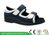 Wide Leather Sandal with Orthopedic Shoes Function for Preventing Foot Pain