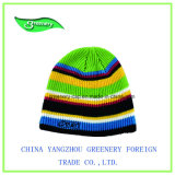 Fashion Beautiful Multicolor Embroidery Winter Knit Hat
