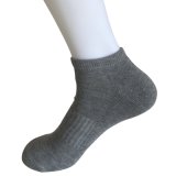 Half Cushion Cotton Fashion Outdoor Sport Ankle Socks (JMCOD06)