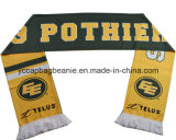 Promotional Polyester Soccer Fan Scarf, Cheap Football Scarf