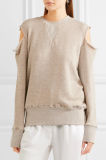 2017 light Color Women Cold-Shoulder Cotton Blend Sweatshirts for Sale