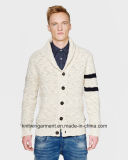 Men  Winter  Wool  Heavy  Sweater  Coat  with  Buttons