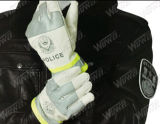 High Quality Leather Traffic Police Reflective Gloves FGST-WW05