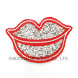 Hot Excellent Quality Sexy Lip Embroidery Patches for Clothing