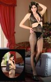Halter Bodystocking with Crotchless Design 810-21