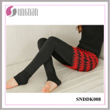 Latest Warm Fake Two-Piece Culottes Thicken Fleece Foot Leggings