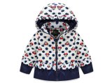 C1283 Winter Baby Kids Girls White Duck Down Coat Short Hooded Micky Thick Coat Outwear Children Baby Cotton Padded Jacket