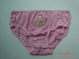 2016 BSCI Oeko-Tex Girl's Underwear Panty 030208 with Print