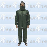 Durable Polyester Coating Rainsuit & Rain Suit with Hood
