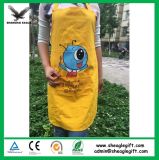 Promotional Christmas Yellow Cotton Canvas Apron Customized for BBQ Cooking