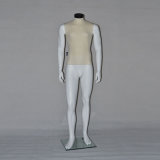 Fiberglass Sportswear Male Mannequin with Glass Base