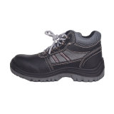 Breathable Genuine Leather Safety Shoes for Construction Workers