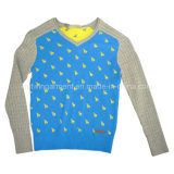100% Cotton Boy Sweater in Round Neck Long Sleeve (C-04)