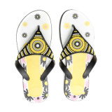Woman Sandal with New Hot PVC Colorful Strap
